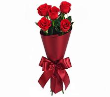 Букет 5 Красных роз Эдлесс Лав в Мальчевской