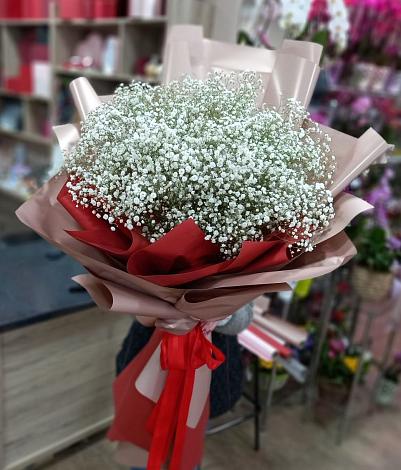 Букет цветов из: Гипсофила в Мальчевской