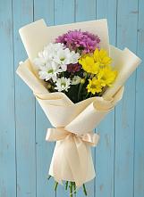 Букет цветов из:  Хризантемы #REPLACE_PRED# Мальчевской