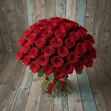 Букет 55 Красных роз Фридом #REPLACE_PRED# Мальчевской