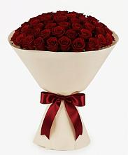 Букет 101 Бордовая роза Блэк Бакарра в Мальчевской
