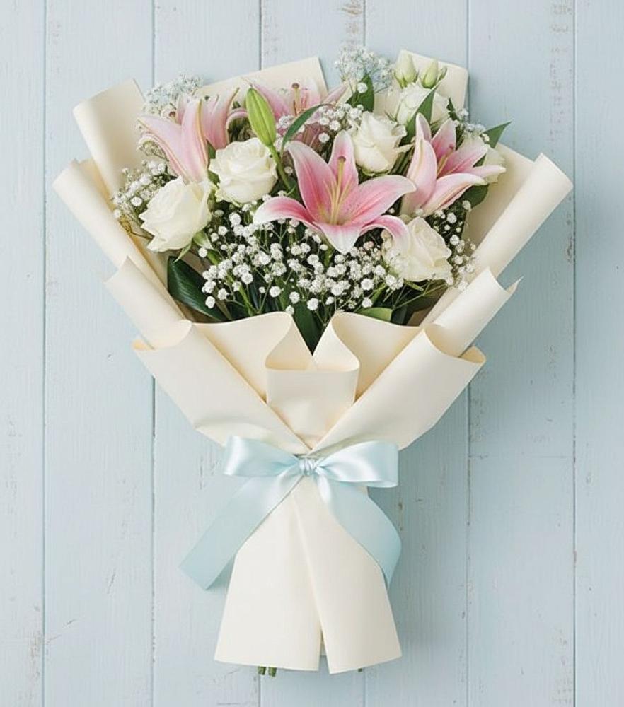 Букет цветов из: Лилии в Мальчевской