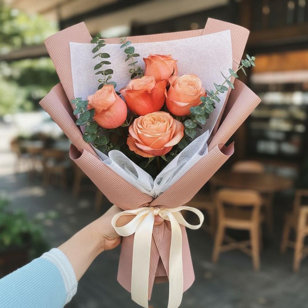 Букет цветов из: Розы в Мальчевской