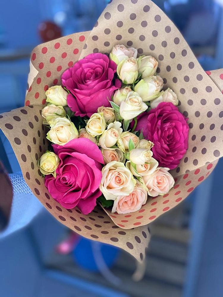 Букет цветов из: Розы в Мальчевской