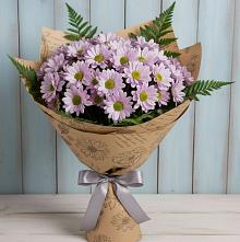 Букет цветов из:  Хризантемы #REPLACE_PRED# Мальчевской