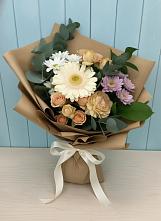 Букет цветов из:  Герберы и Хризантемы в Мальчевской