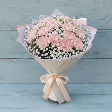 Букет цветов из:  Гвоздики в Мальчевской