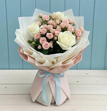 Букет цветов из:  Розы в Мальчевской