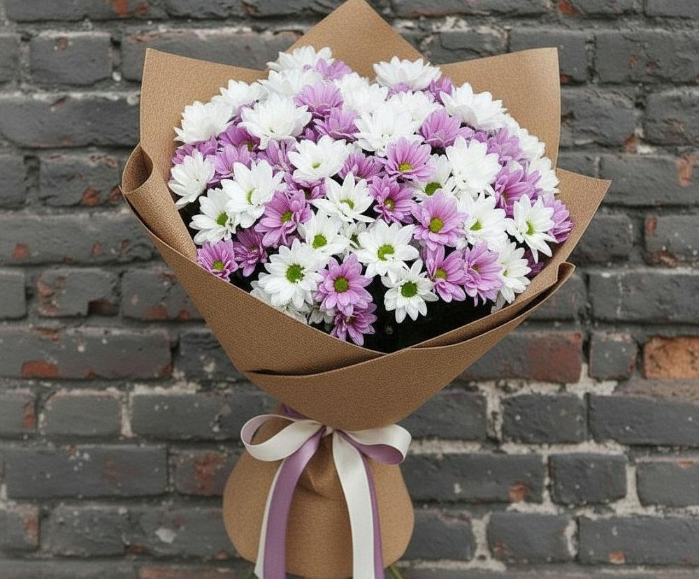 Букет цветов из: Хризантемы в Мальчевской