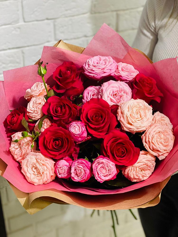 Букет цветов из: Розы в Мальчевской