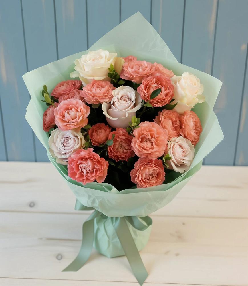 Букет цветов из: Розы в Мальчевской