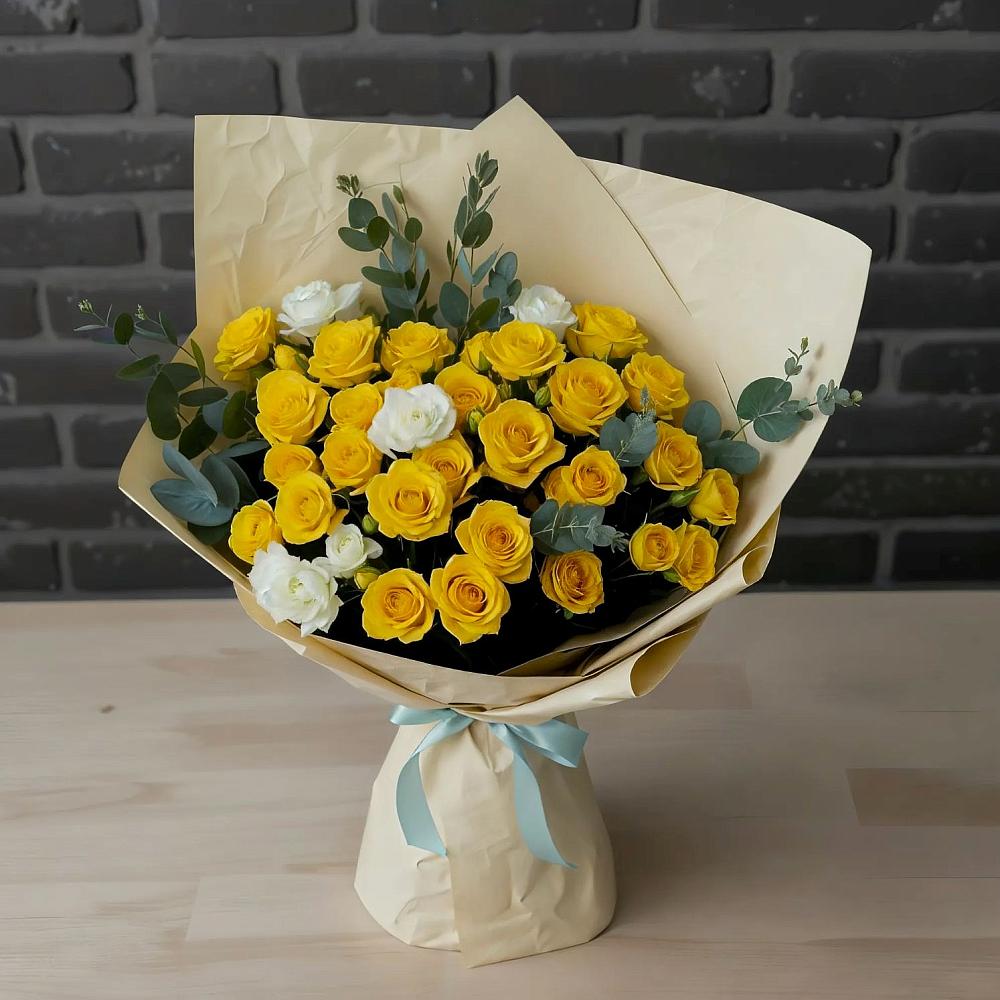 Букет цветов из: Розы в Мальчевской