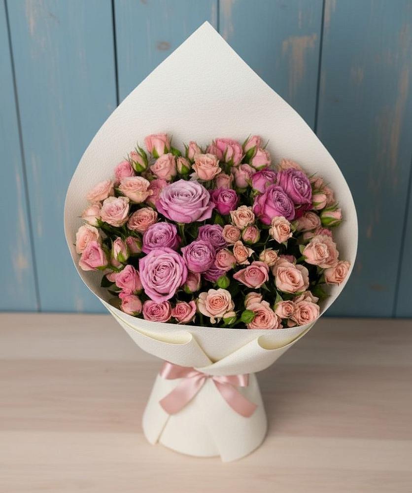 Букет цветов из: Розы в Мальчевской