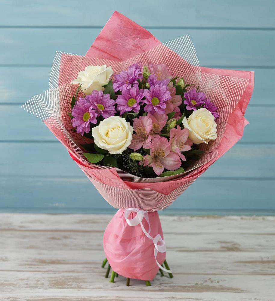 Букет цветов из: Герберы в Мальчевской