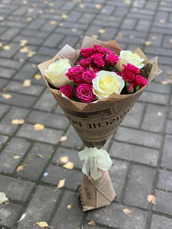 Букет цветов из: Розы в Мальчевской
