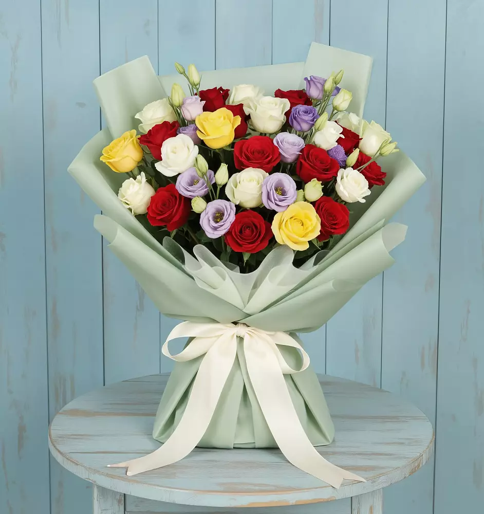 Букет цветов из: Розы в Мальчевской