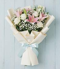 Букет цветов из:  Лилии в Мальчевской